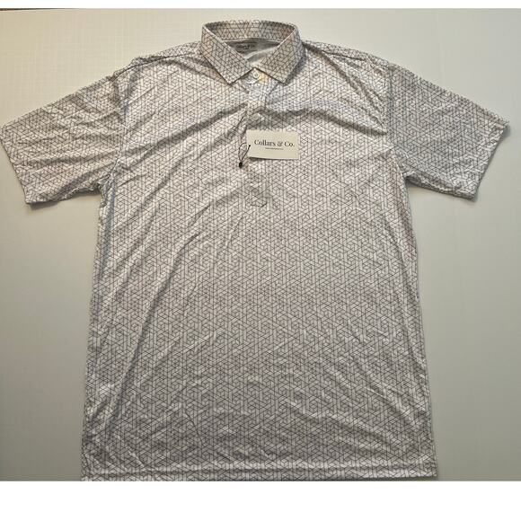 Collars & Co. Semi-Spread Collar Short-Sleeve Polo - Picture 2 of 9